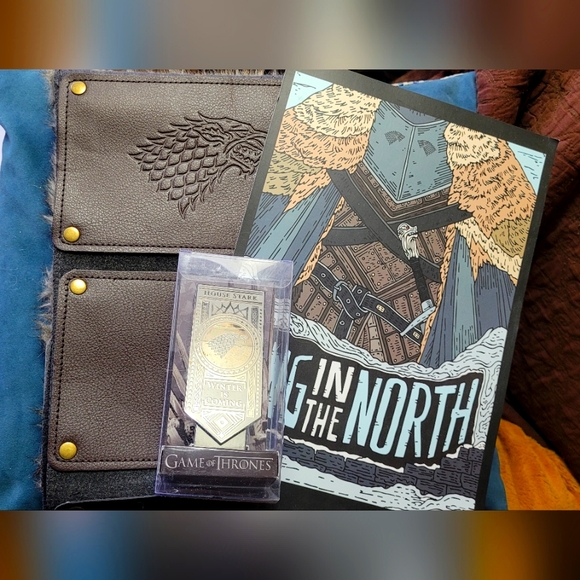 - HBO Game of Throwns Collection set; scarf, pin and poster - Picture 1 of 7